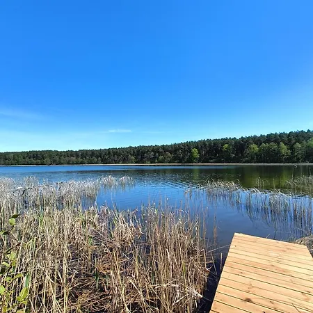 Lesny Z Prywatnym Pomostem Vakantiehuis Trzebiechowo