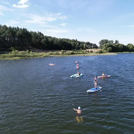 Lesny Z Prywatnym Pomostem Vakantiehuis Trzebiechowo