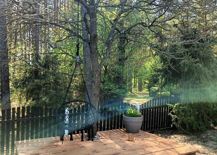 Nyaraló Lesny Z Prywatnym Pomostem Trzebiechowo